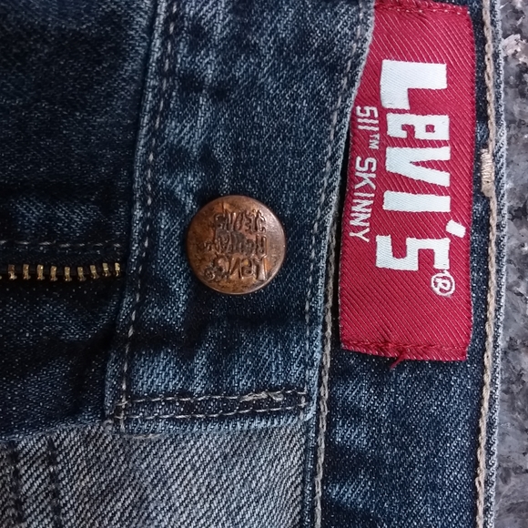 Men's Levis 511 Skinny Jeans 27W 27L preowned - Picture 12 of 13